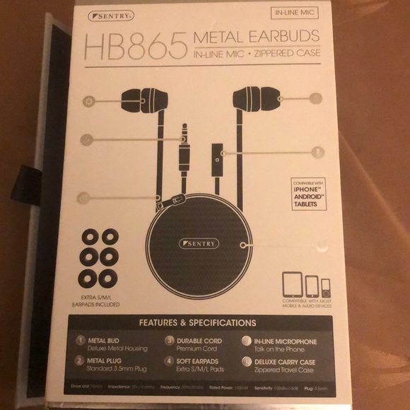 Grey earphones - Picture 4 of 4